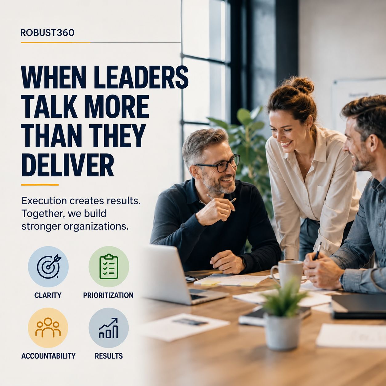 When leaders talk more than they deliver — original article illustration